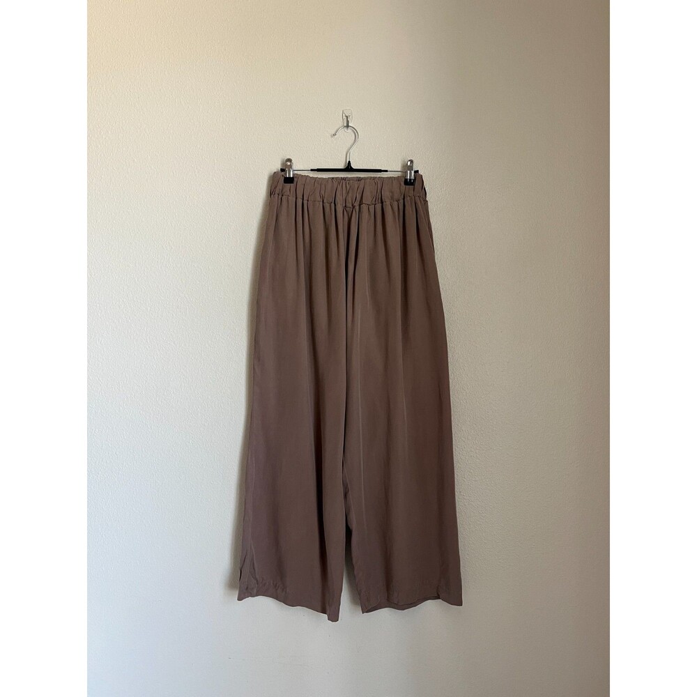 Gracemade Women's Rhoda Tencel Easy Pant in Taupe Size LARGE